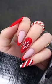 Acrylic Nail Designs on Christmas