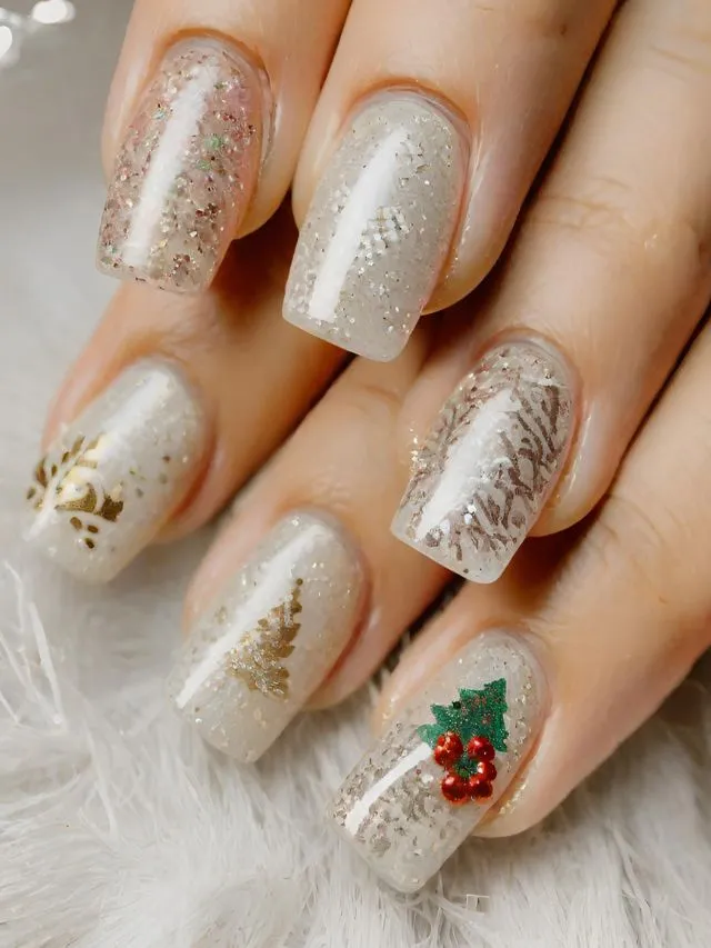 Acrylic Nail Designs on Christmas