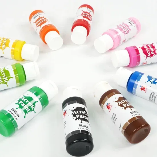 Acrylic paint water soluble